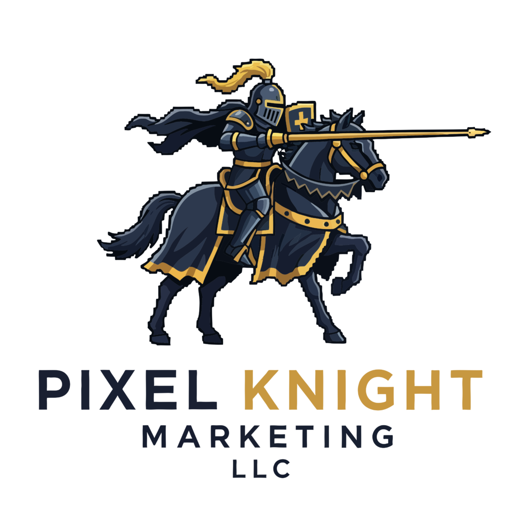 Logo for Pixel KNight Marketing in Knoxville TN