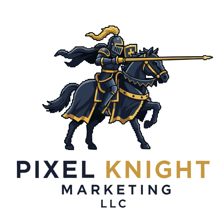 Logo for Pixel KNight Marketing in Knoxville TN