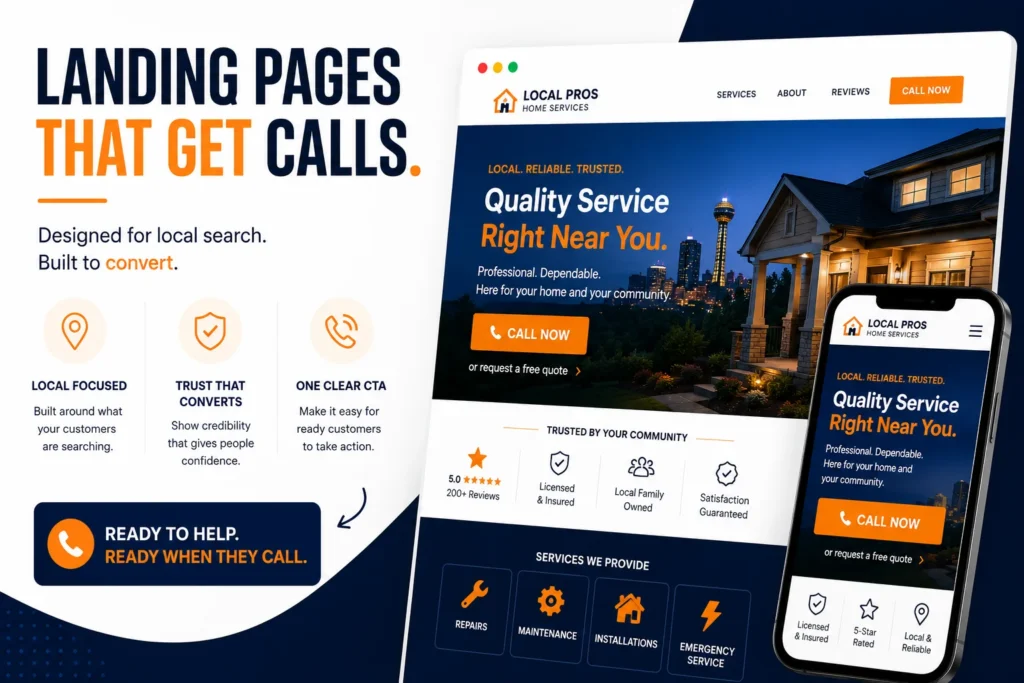Pixel Knight Marketing Creates Custom Landing Pages that Work with Your GBP