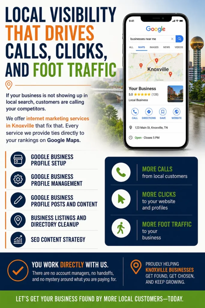 Increase Local Business Visibility with Effective Internet Marketing in KNoxville